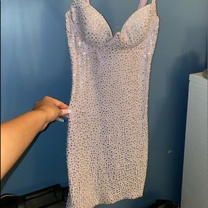 rhinestone dress